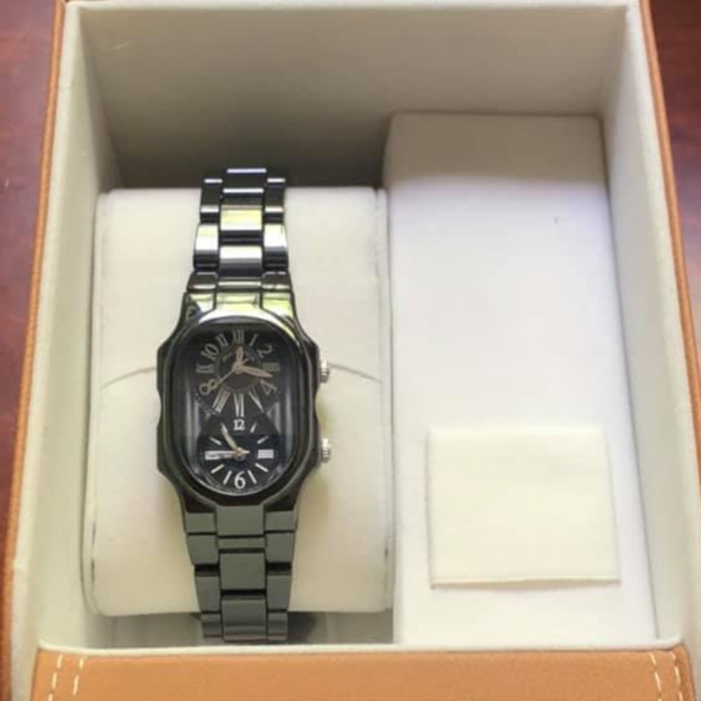 Phillip Stein Black Ceramic Watch